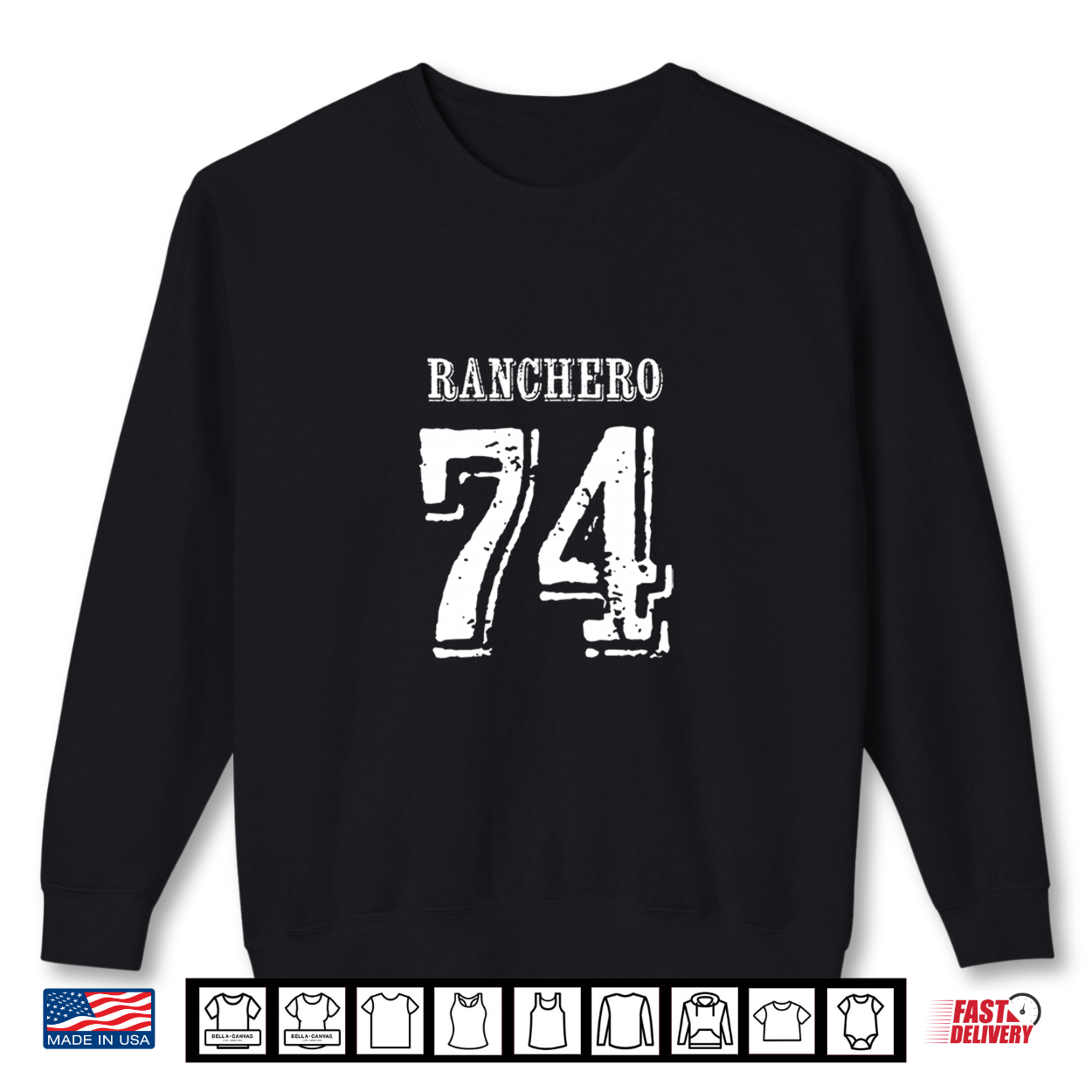 Jersey Style Ranchero 74 Spanish Rancher Cowboy Shirt Jersey Style Ranchero 74 Spanish Rancher Cowboy Shirt