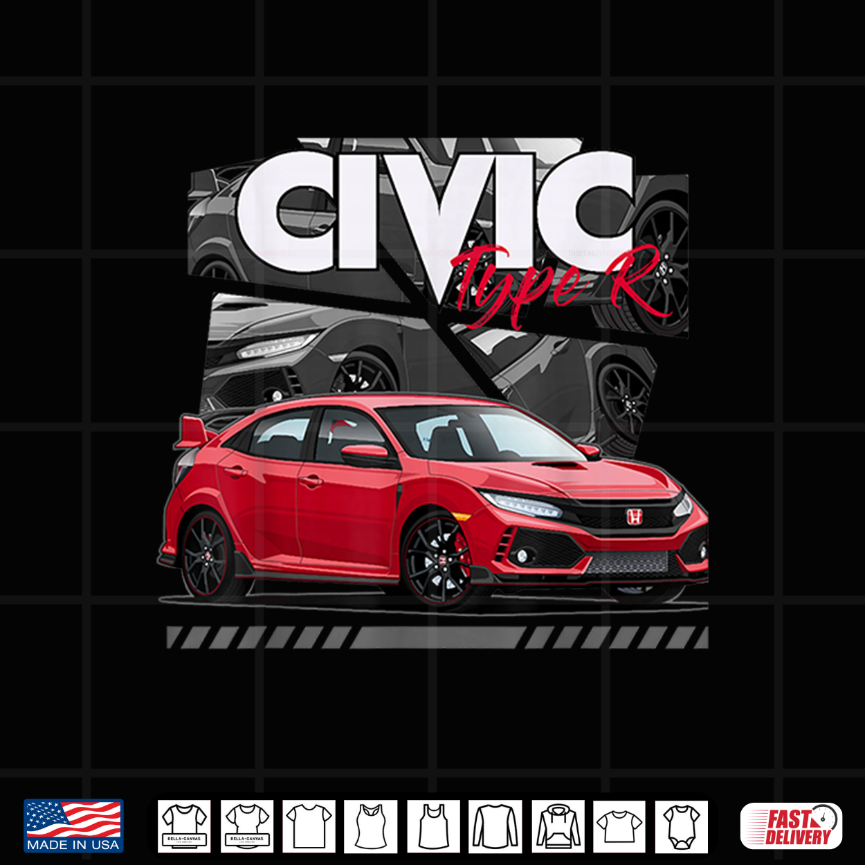 Civic Fk8 Type R Classic Jdm Cars Shirt Civic Fk8 Type R Classic Jdm Cars Shirt