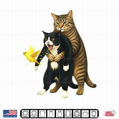 Design Cat Heimlich Maneuver Funny Feline Rescue Humor Shirt