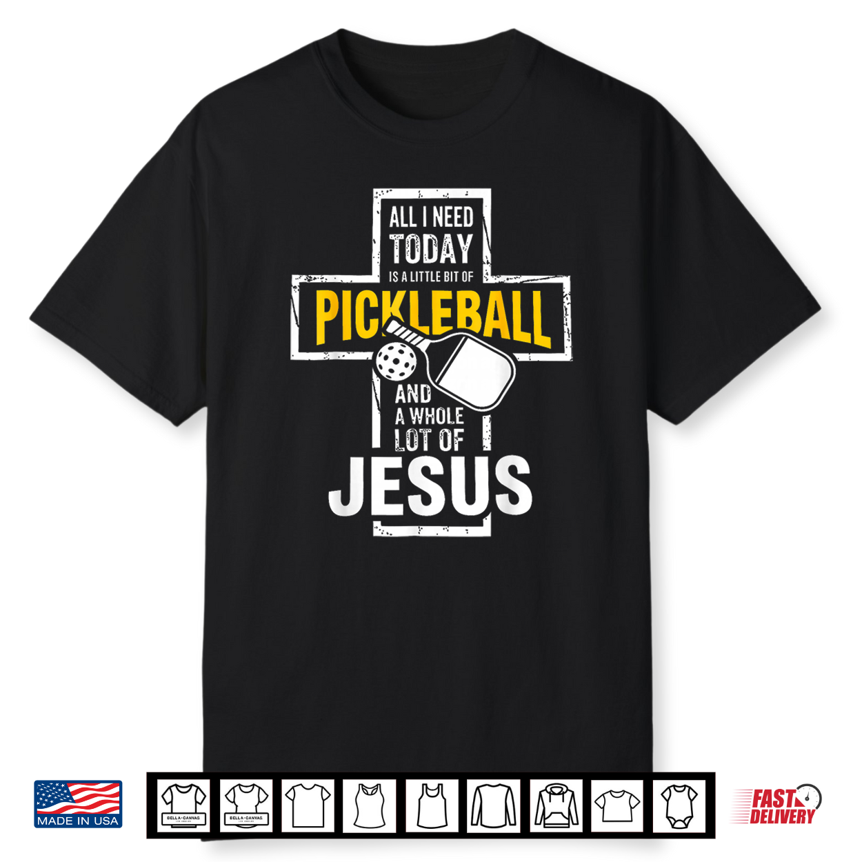 All I Need Today Is Pickleball And Jesus Christian Faith Shirt All I Need Today Is Pickleball And Jesus Christian Faith Shirt