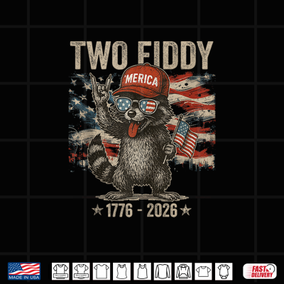 Vintage Raccoon Two Fiddy 250 Year American Anniversary Shirt 4 Design Vintage Raccoon Two Fiddy 250 Year American Anniversary Shirt