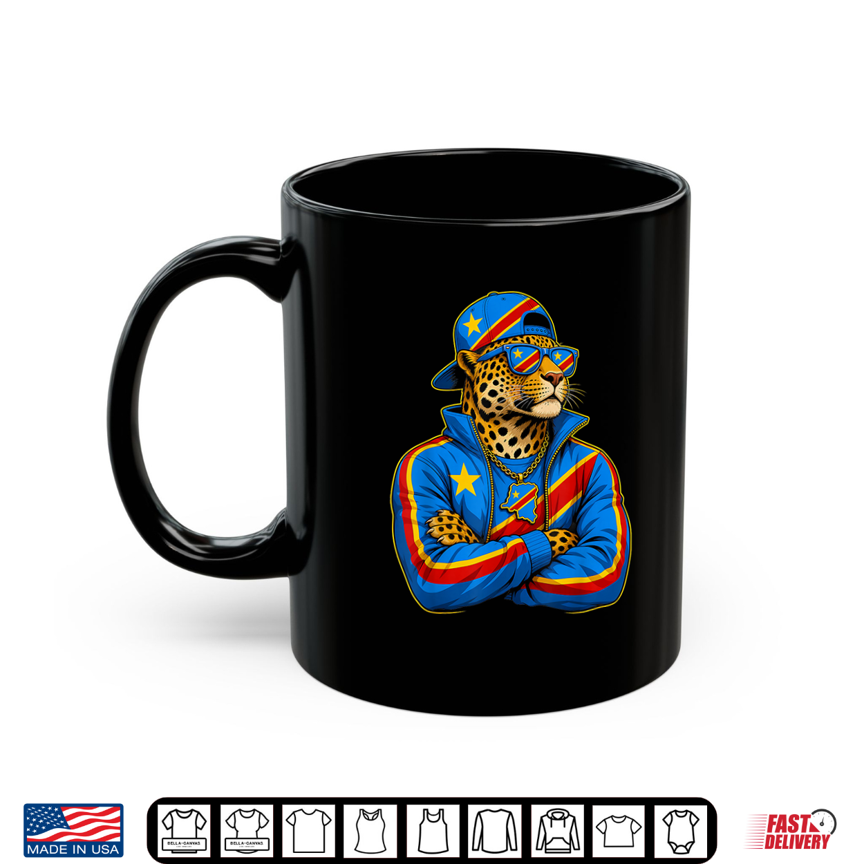 Democratic Republic Congo National Pride Leopard Flag Shirt Democratic Republic Congo National Pride Leopard Flag Shirt