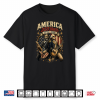 George Washington Abraham Lincoln Playing Guitar 4Th July Shirt