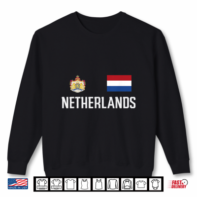 Sweatshirt Netherlands Nederland Holland Dutch Men Women Kids Shirt