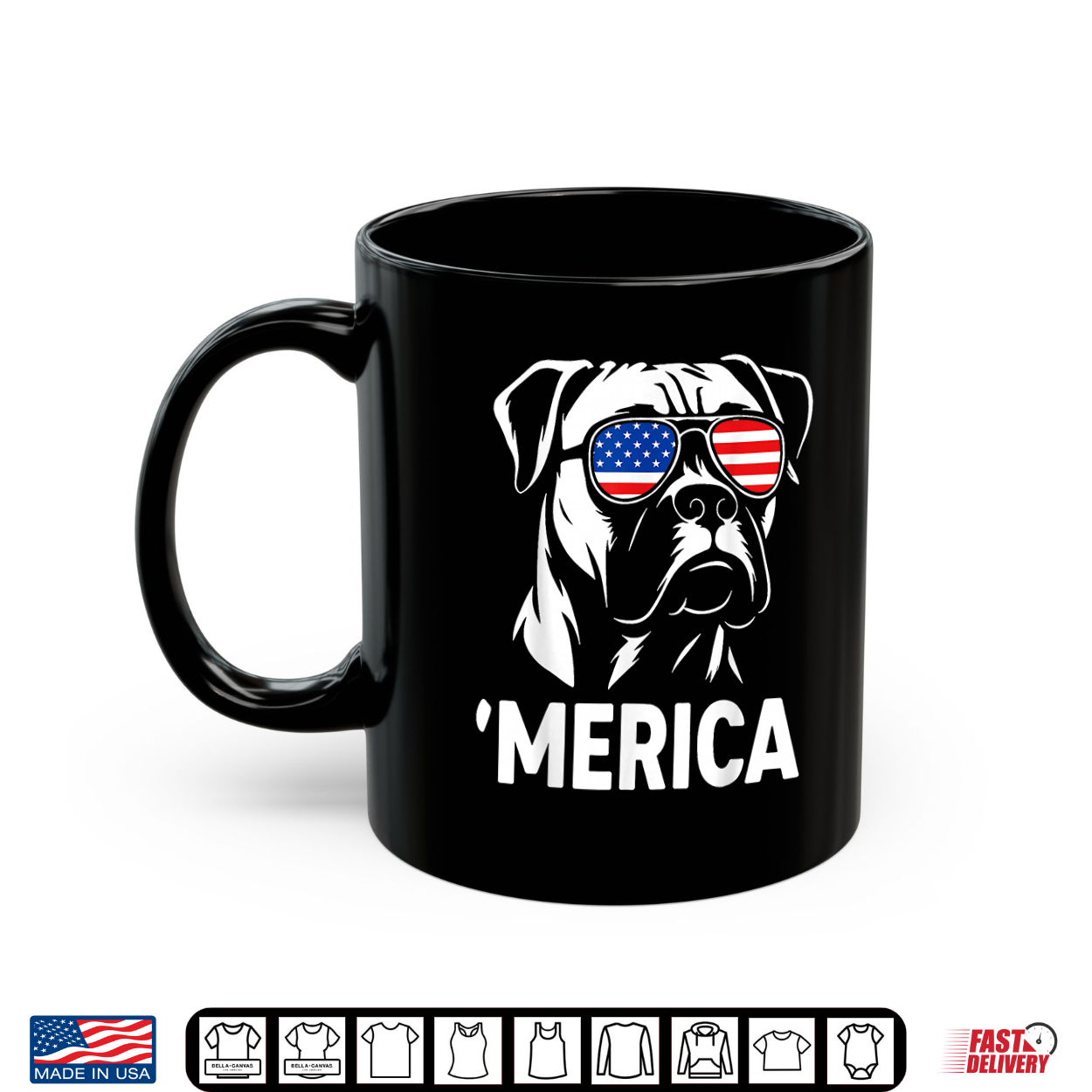 Merica Boxer Dog American Flag Sunglasses Patriotic Shirt Merica Boxer Dog American Flag Sunglasses Patriotic Shirt