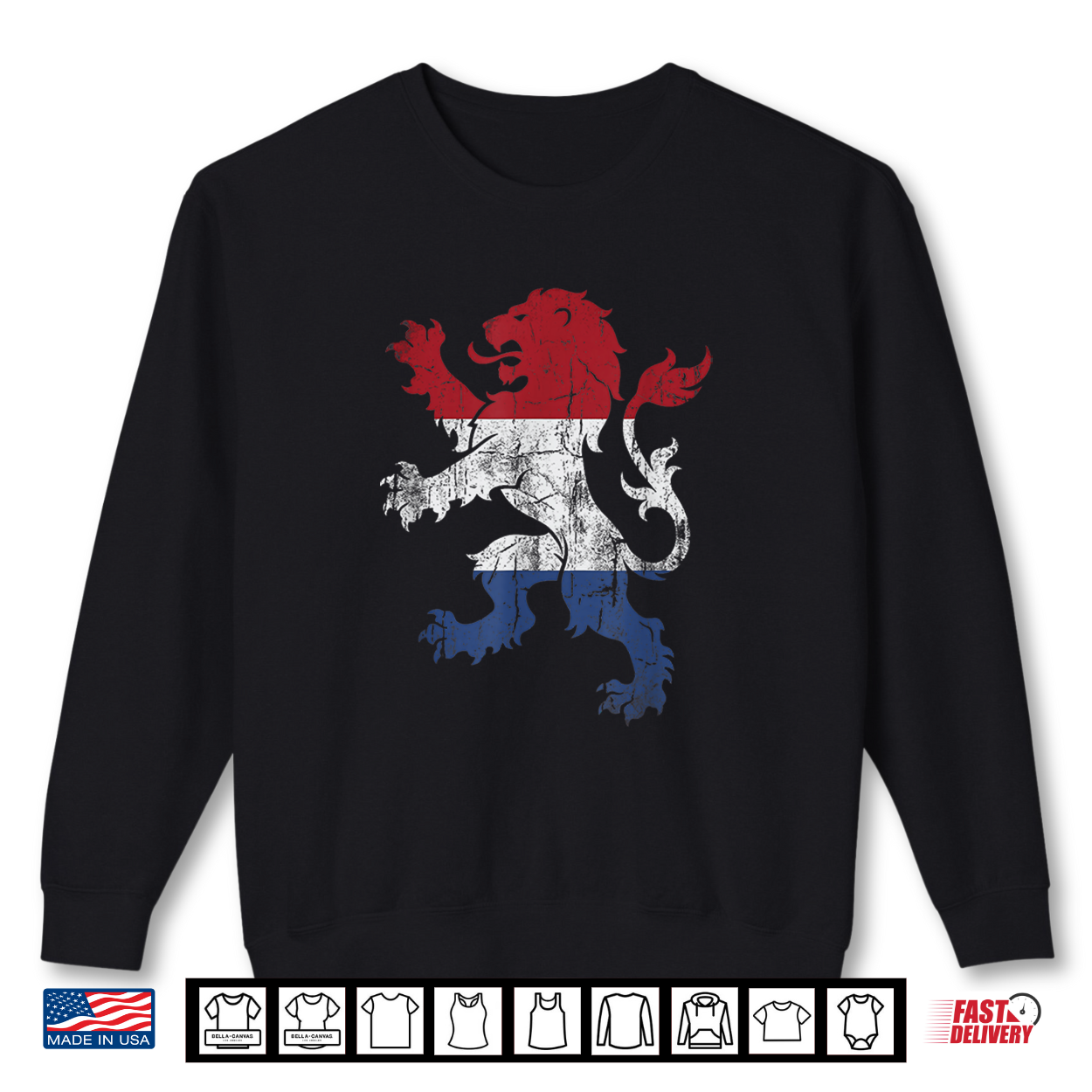 Orange Nederland Lion Holland Dutch Shirt Orange Nederland Lion Holland Dutch Shirt