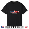 America 250Th 1776 2026 Usa Flag Fishing Patriotic Shirt
