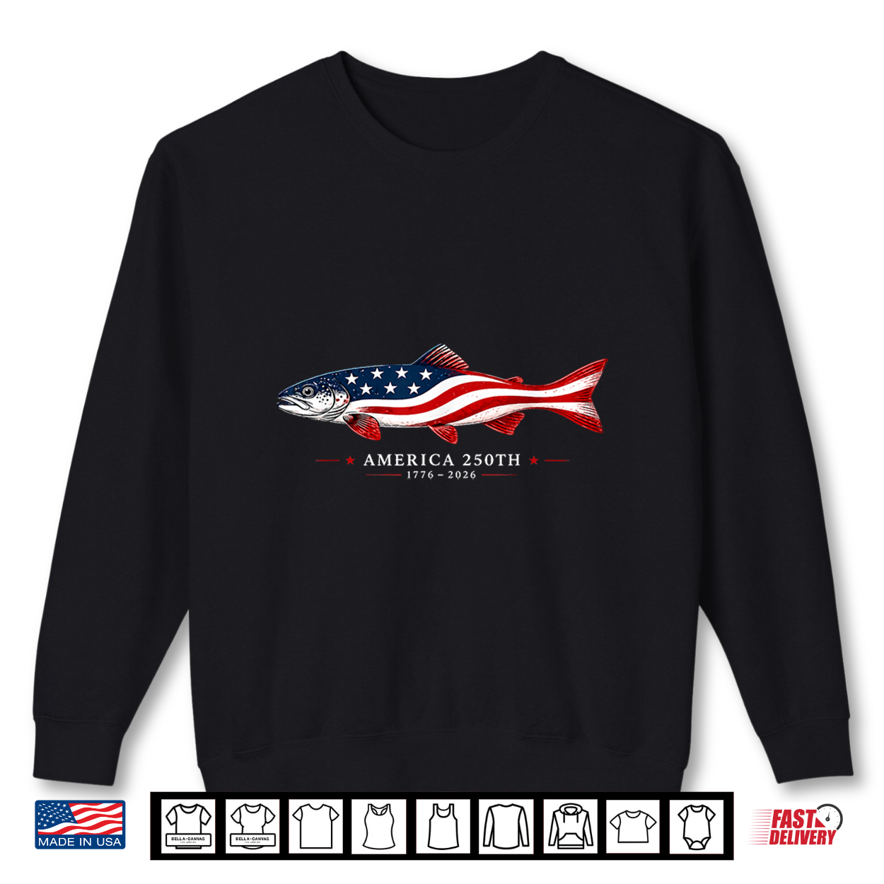 America 250Th 1776 2026 Usa Flag Fishing Patriotic Shirt America 250Th 1776 2026 Usa Flag Fishing Patriotic Shirt