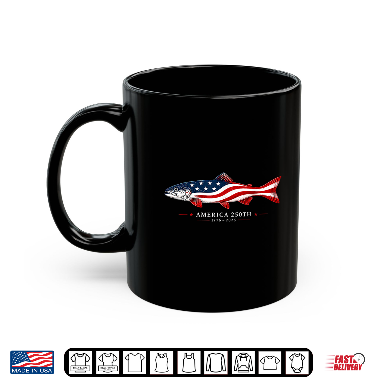 America 250Th 1776 2026 Usa Flag Fishing Patriotic Shirt America 250Th 1776 2026 Usa Flag Fishing Patriotic Shirt