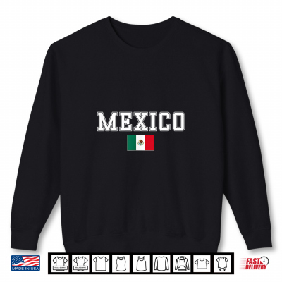 Sweatshirt Mexican Flag for Men Women Bandera Mexicana Mexico Shirt