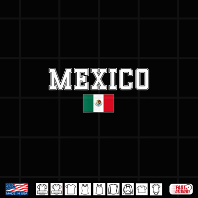 Design Mexican Flag for Men Women Bandera Mexicana Mexico Shirt