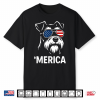 Patriotic Miniature Schnauzer Dog ‘Merica 4Th Of July Funny Shirt