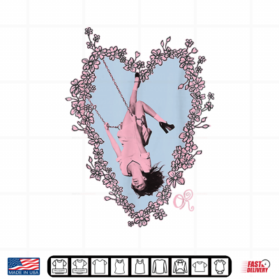 Design Official Olivia Rodrigo Heart Swing Photo Shirt