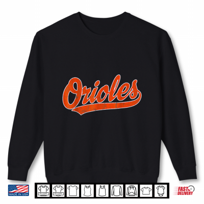 Sweatshirt Retro Oriole Vintage Shirt