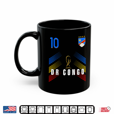 Mug Retro DR Congo Flag Congolese Pride Lovers Shirt