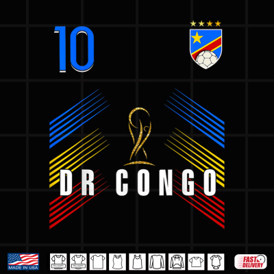 Design Retro DR Congo Flag Congolese Pride Lovers Shirt
