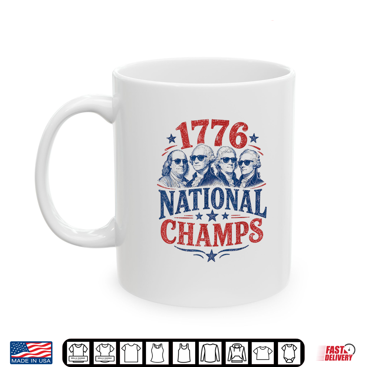 1776 National Champs Funny Patriotic Founding Fathers Usa Shirt 1776 National Champs Funny Patriotic Founding Fathers Usa Shirt