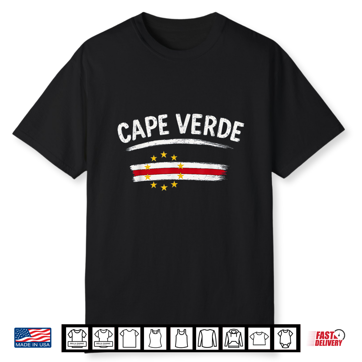 Blue Cape Verde Flag Shirt For Men Women Boys & Girls Shirt Blue Cape Verde Flag Shirt For Men Women Boys & Girls Shirt