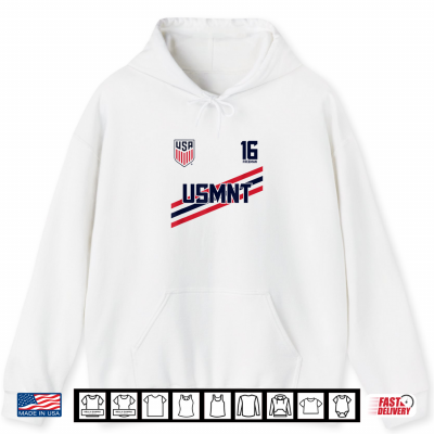 Alex Freeman 16 White Usmnt Officially Licensed Shirt 1 Hoodie Alex Freeman 16 White USMNT Officially Licensed Shirt