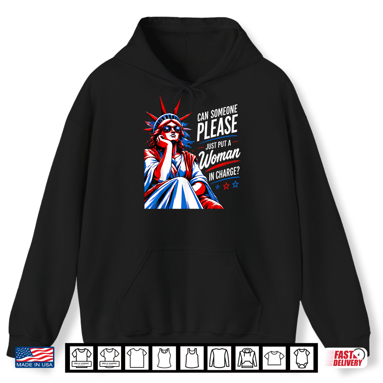 Can Someone Please Put A Woman In Charge 4Th July Feminist Shirt Can Someone Please Put A Woman In Charge 4Th July Feminist Shirt