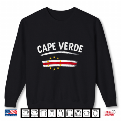 Blue Cape Verde Flag Shirt For Men Women Boys & Girls Shirt 2 Sweatshirt Blue Cape Verde Flag Shirt for Men Women Boys Girls Shirt