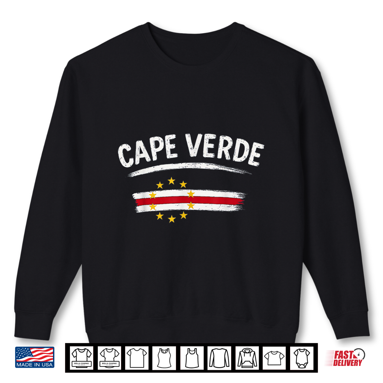 Blue Cape Verde Flag Shirt For Men Women Boys & Girls Shirt Blue Cape Verde Flag Shirt For Men Women Boys & Girls Shirt