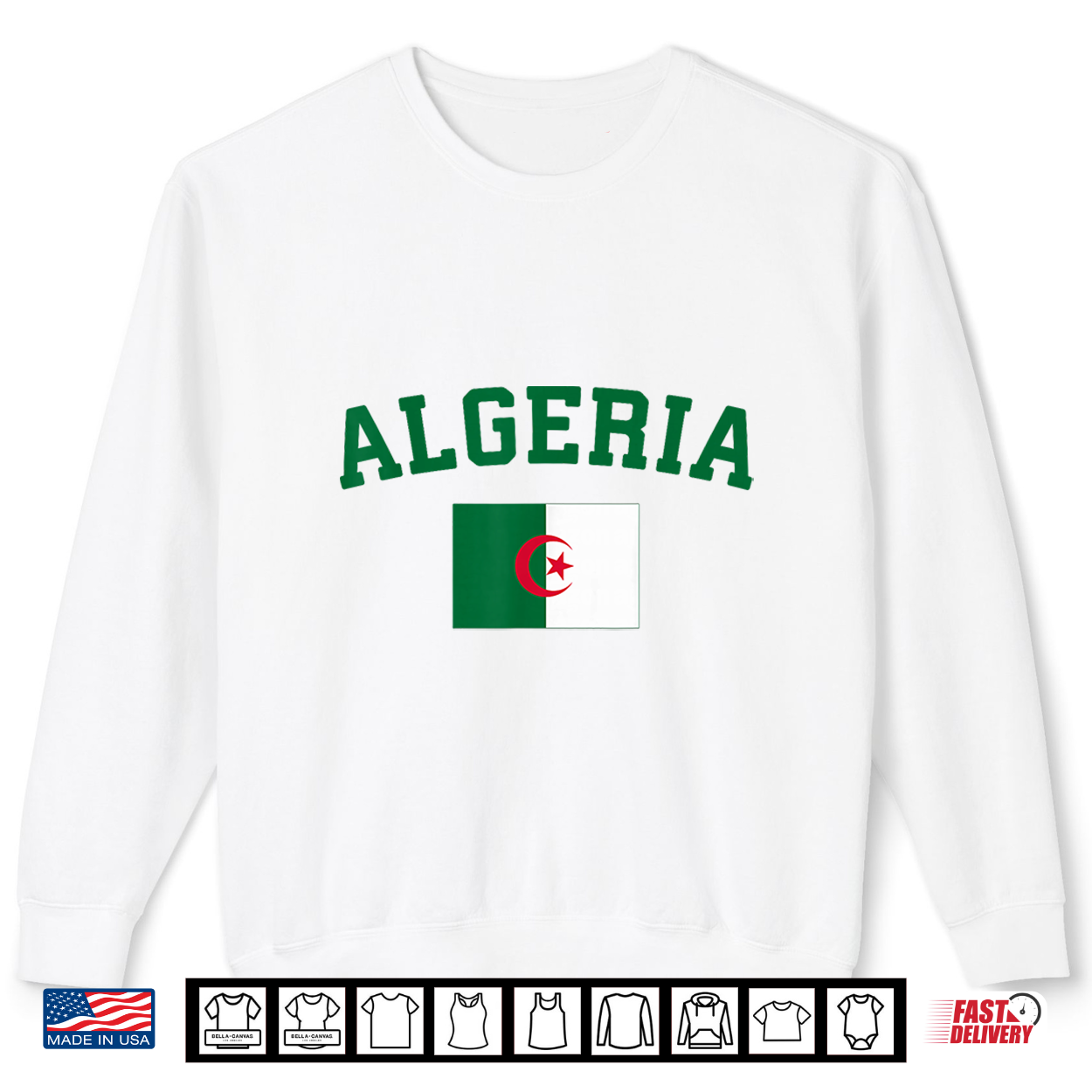 Algeria Flag Algerian Pride Patriotic Country Men Women Kid Shirt Algeria Flag Algerian Pride Patriotic Country Men Women Kid Shirt