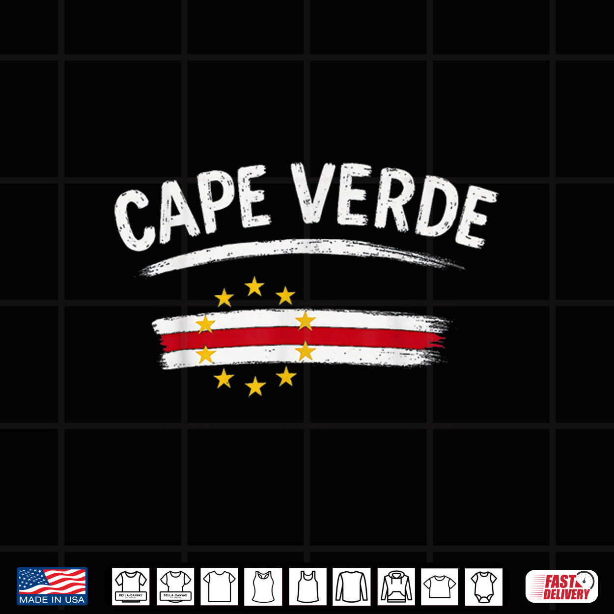 Blue Cape Verde Flag Shirt For Men Women Boys & Girls Shirt Blue Cape Verde Flag Shirt For Men Women Boys & Girls Shirt