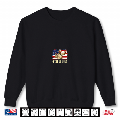 Sweatshirt Happy 4th of July to All You Sumbitches 2 Side Shirt