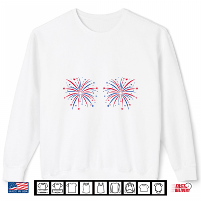 Sweatshirt Im Just Here for The Fireworks Matching Couples 4th of July Shirt