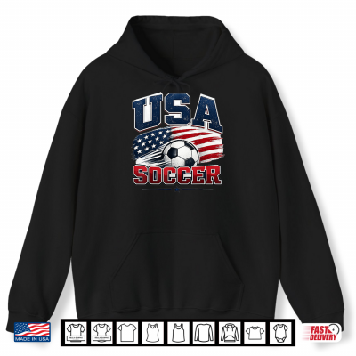 Hoodie Soccer Football World Cup 2026 USA Shirt