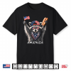 Vintage Funny America Raccoon Hot Dog Patriotic Usa Flag Shirt
