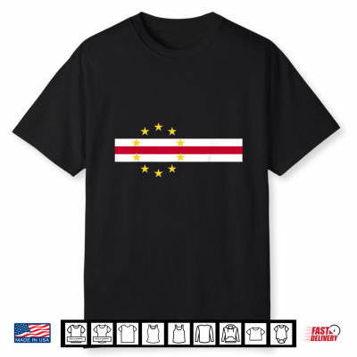Cape Verde Flag West Africa Flag Patriotic Mens Kids Womens Shirt