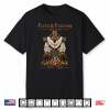Faith & Freedom 250 Years Patriotic Christian Cross Eagle Shirt