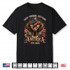 Faith Freedom 250 Years Christian Cross Eagle 4Th Of July Shirt