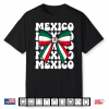 Mexico Coquette Bow Mexico Flag Cute Retro Mexican Girl Shirt