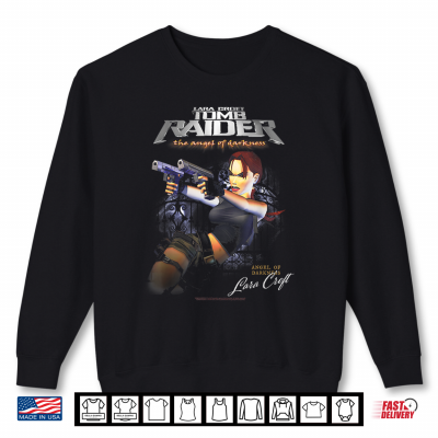 Sweatshirt The Angel of Darkness Lara Croft Video Game Shirt