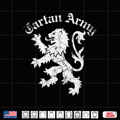 Design Tartan Army Scotland Patricotic Design Shirt
