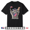 America Raccoon Us Flag Hotdog Vintage Patriotic 4Th Of July Shirt