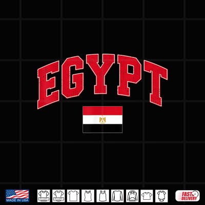Design Egypt Flag Colors Shirt Proud Egyptian Shirt