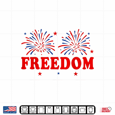 Design Fireworks 4th of July Couple I Love The Taste of Freedom Shirt