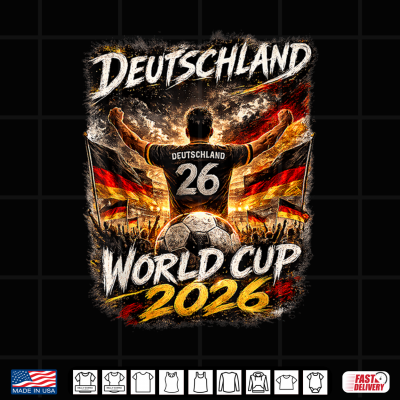 Design Soccer WM World Cup 2026 Germany Shirt