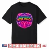 Aries Zodiac Sign Rainbow Retro Airbrush Style Shirt
