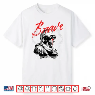 Greek God Statue X Brave Soul X Aries X Lightning Streetwear Shirt