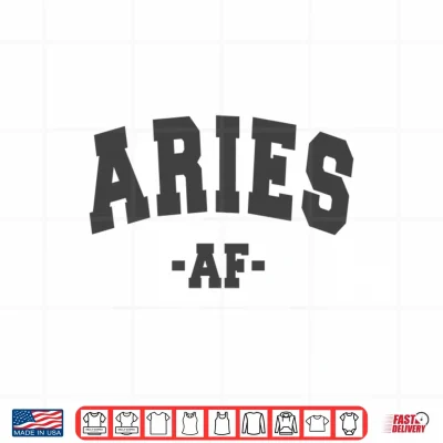 Design ARIES ASTROLOGY ZODIAC SIGN DECORATIONS WOMEN MEN KIDS Shirt 1
