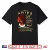 Aries Girl Afro Locs Girl Zodiac Signs Birthday Gift Shirt