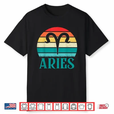 Aries Sunset Zodiac Shirt