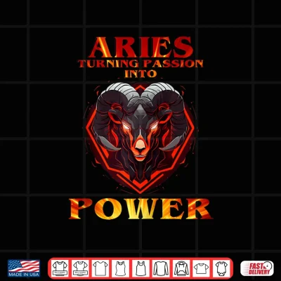 Design Aries turning passion into Power Shirt 1