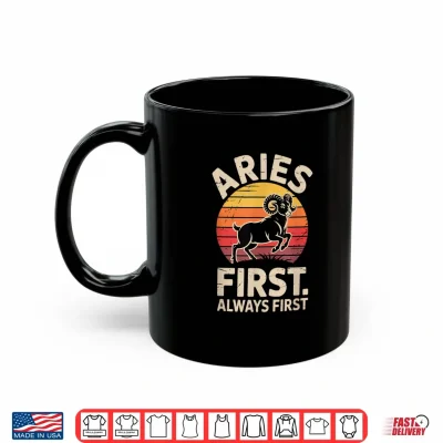 Mug Vintage Aries Horoscope Astrology and Zodiac Clothing Shirt 1