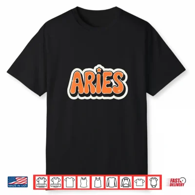 Zodiac Sign Aries Sign Constellation Birthday Horoscope Shirt